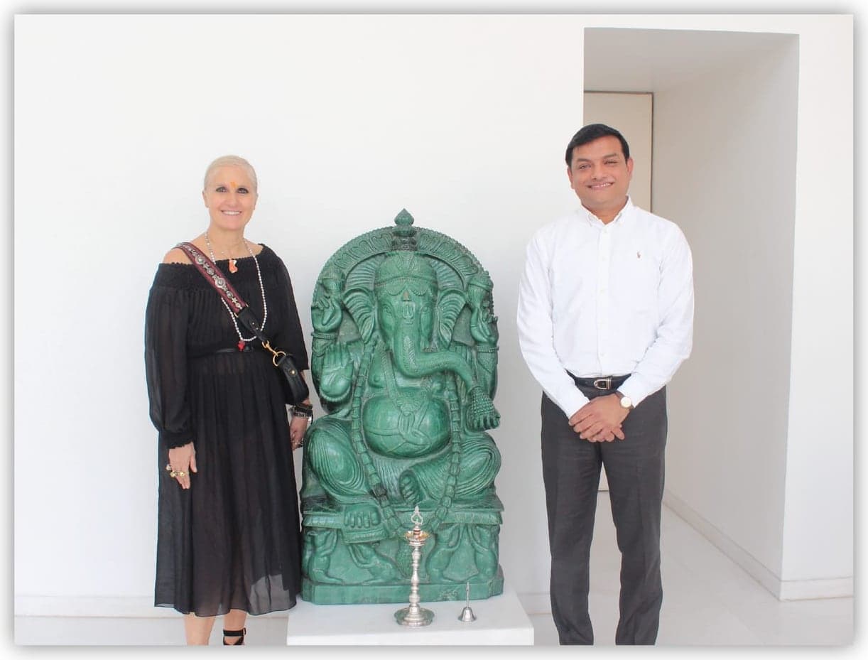 Maria Grazia Chiuri at Gyan Museum.
