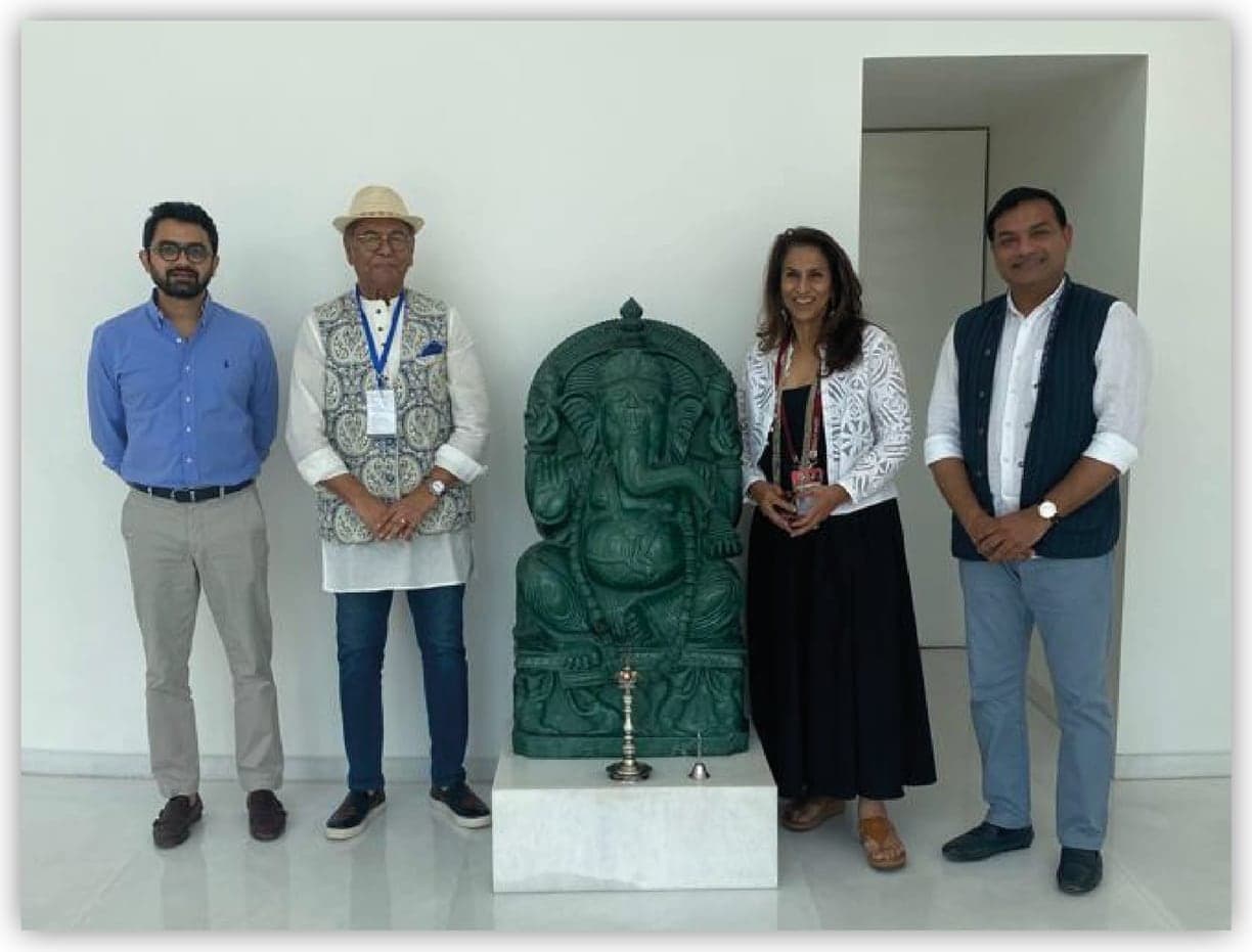 Shobha De en el Museo Gyan.