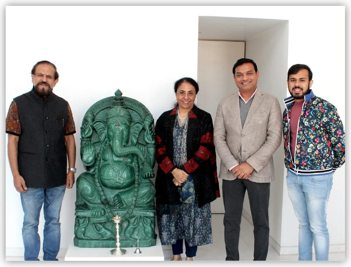 Usha R. Balakrishnan at Gyan Museum.
